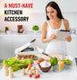 10-in-1 Vegetable Chopper with 8 Blades
