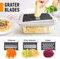 10-in-1 Vegetable Chopper with 8 Blades
