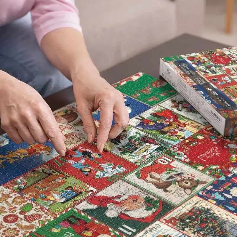 Christmas Jigsaw Puzzle Advent Calendar – close-up