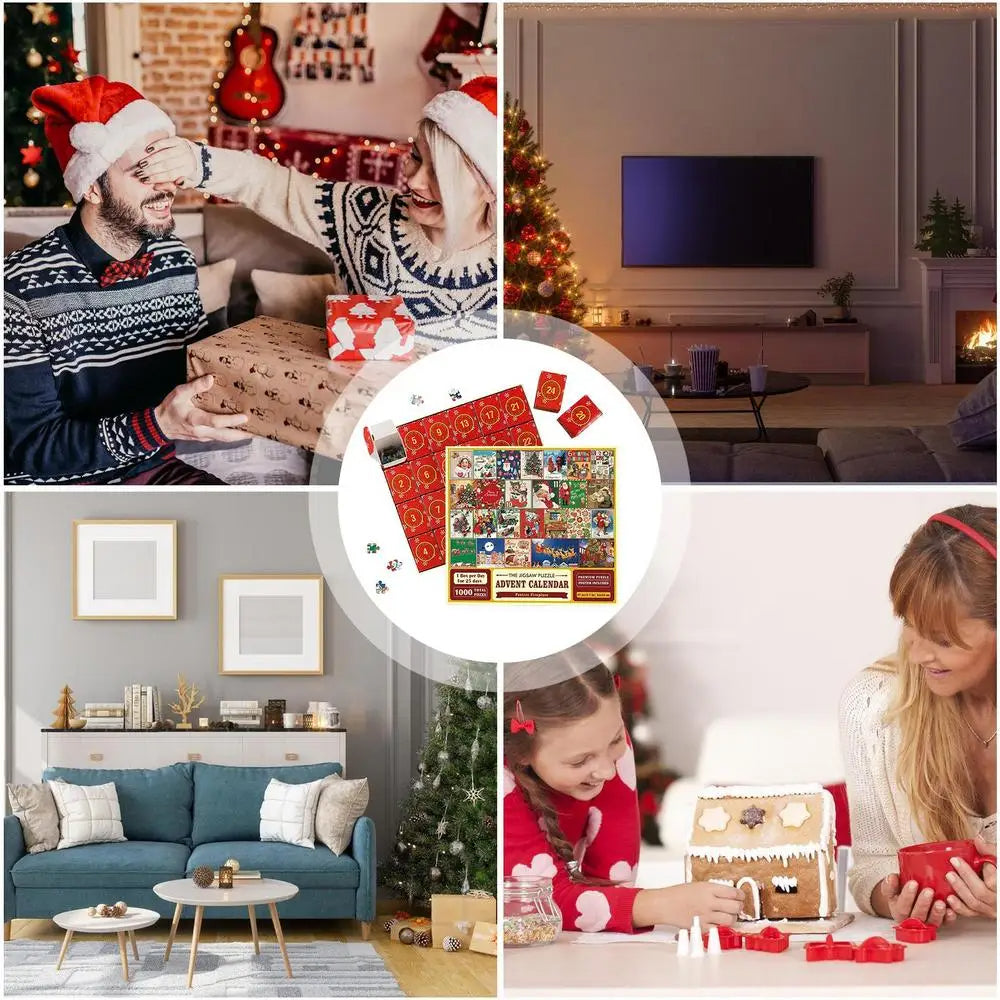 Christmas Jigsaw Puzzle Advent Calendar – size overview