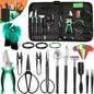24-Piece Bonsai Tool Kit with Storage Bag
