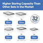 32-Piece Airtight Food Storage Set