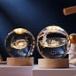 3D Engraved Crystal Ball Night Light