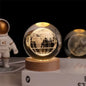 3D Engraved Crystal Ball Night Light – Earth