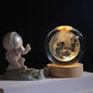 3D Engraved Crystal Ball Night Light – Moon