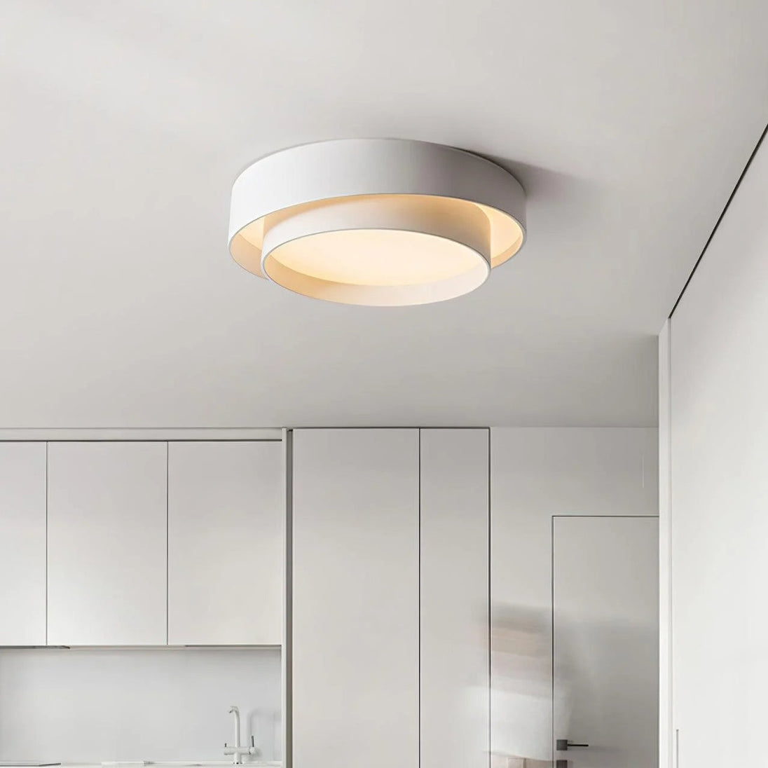 Round Iron LED Ceiling Light – alternative angle