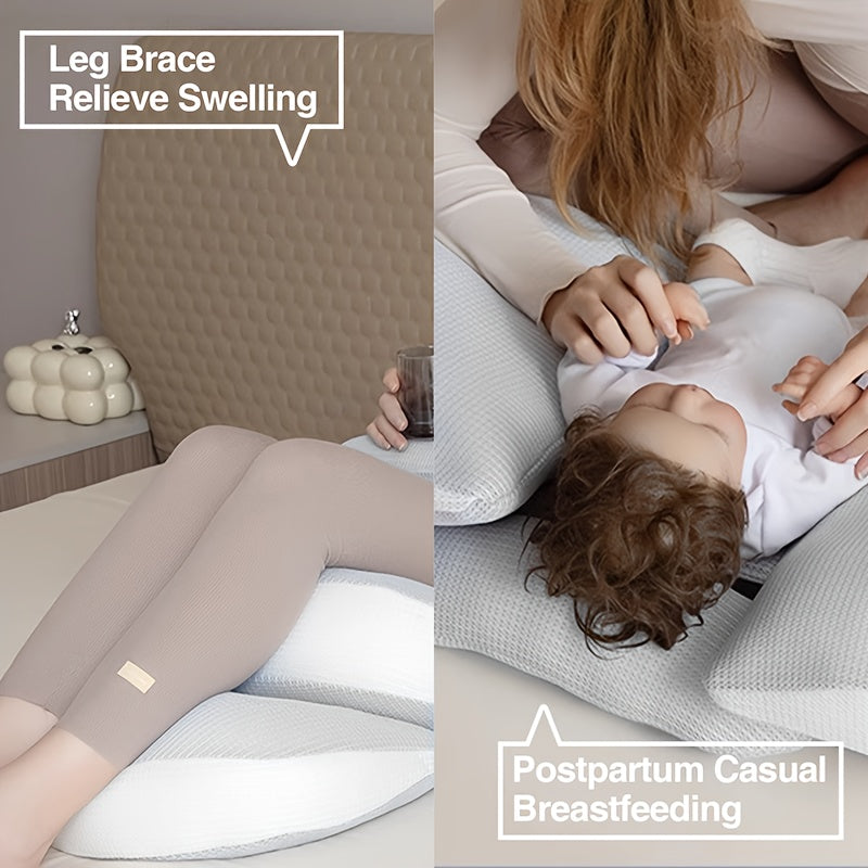 Adjustable Wedge Pregnancy Pillow – styled view
