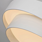 Round Iron LED Ceiling Light – full view