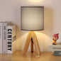 Wooden Tripod Table Lamp – detail view