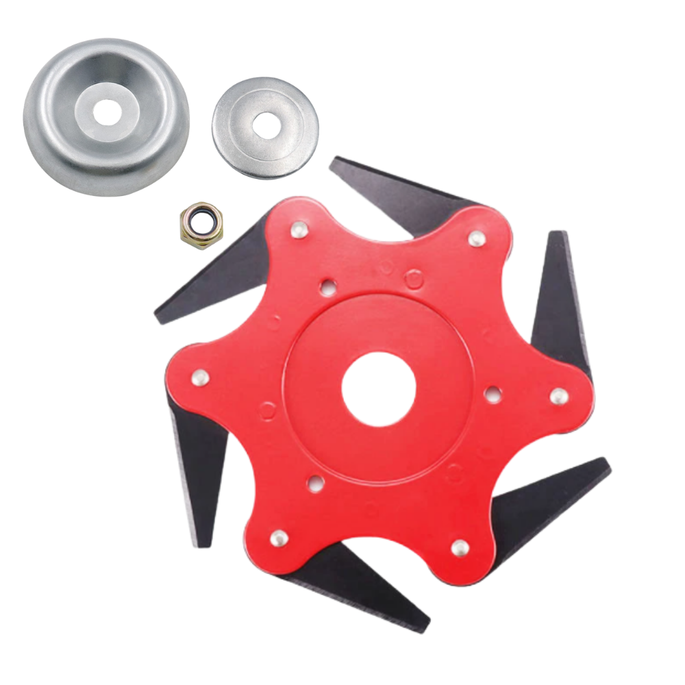6-Blade Steel Brush Cutter Head