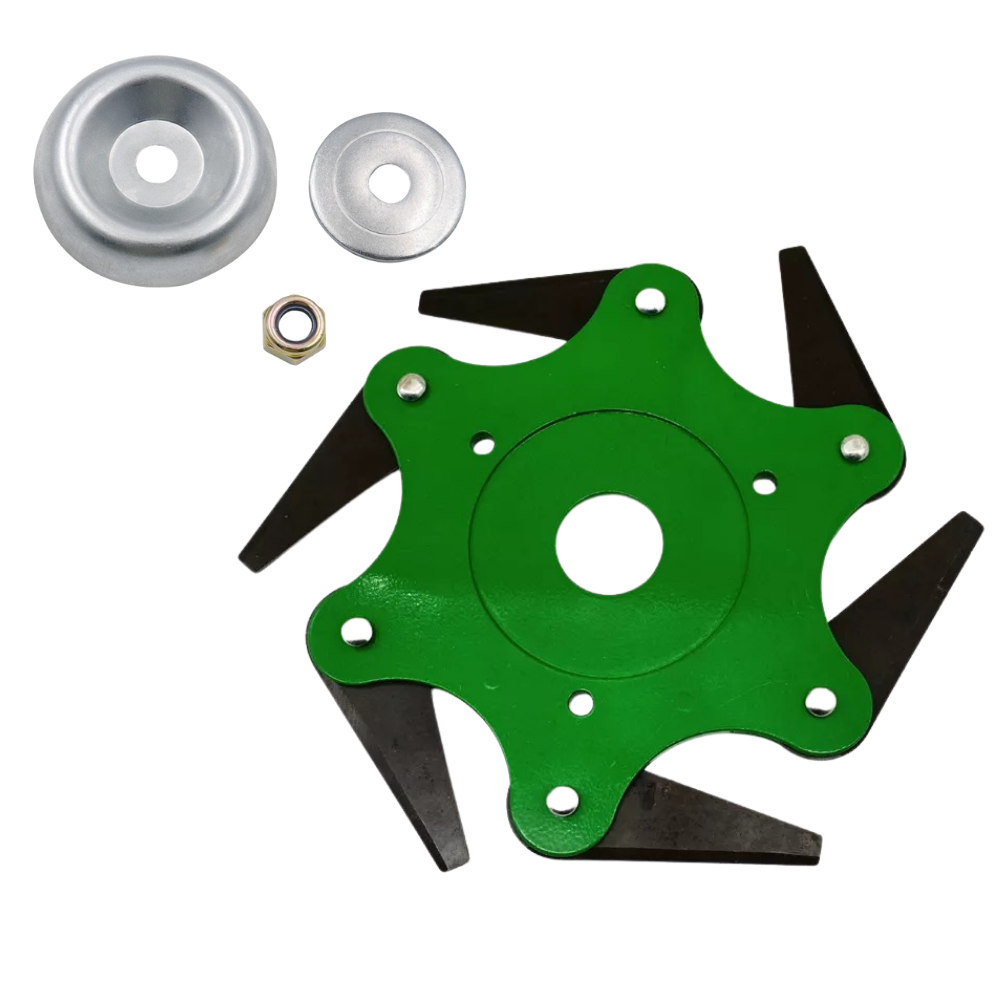 6-Blade Steel Brush Cutter Head