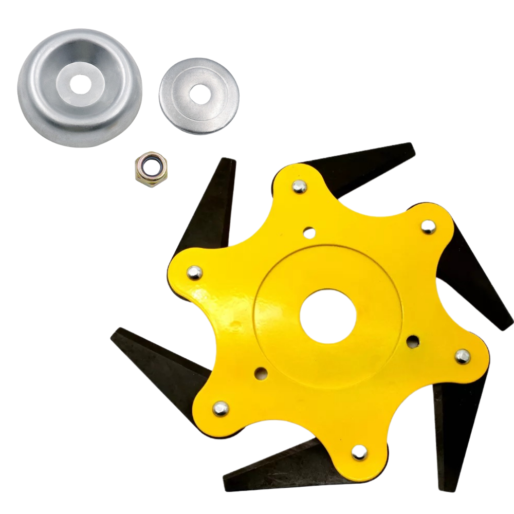 6-Blade Steel Brush Cutter Head