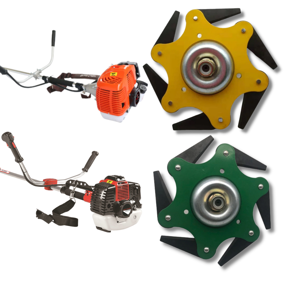 6-Blade Steel Brush Cutter Head