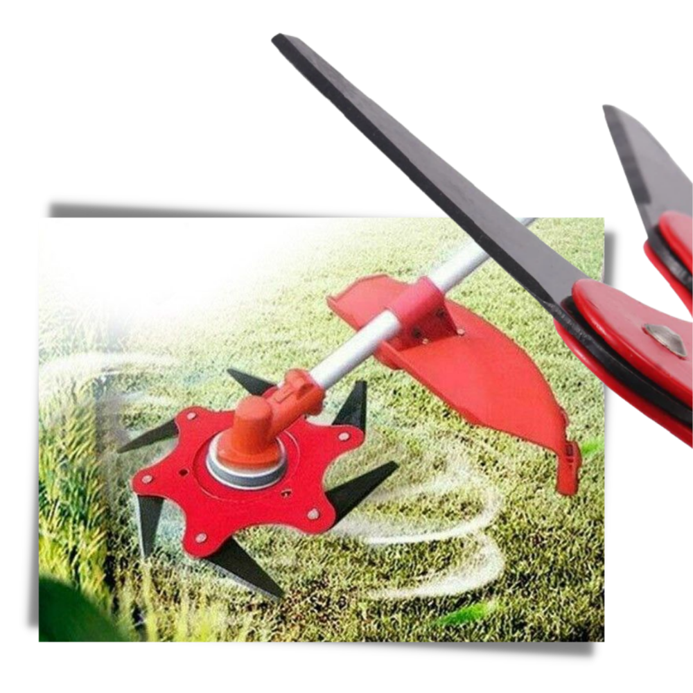 6-Blade Steel Brush Cutter Head