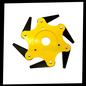 6-Blade Steel Brush Cutter Head