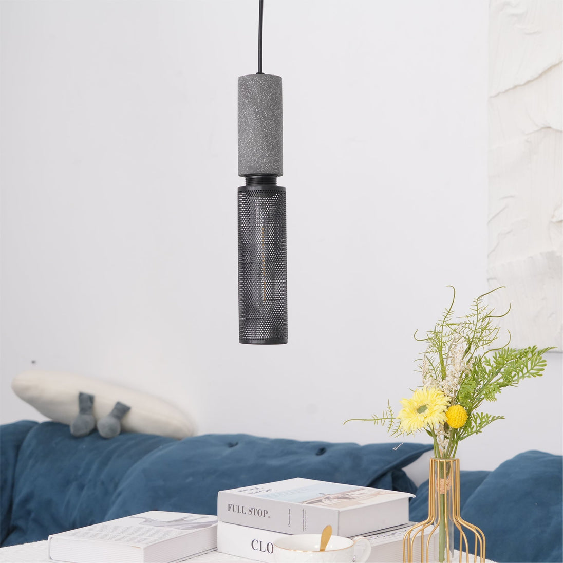 Concrete Pendant Light – close-up 34