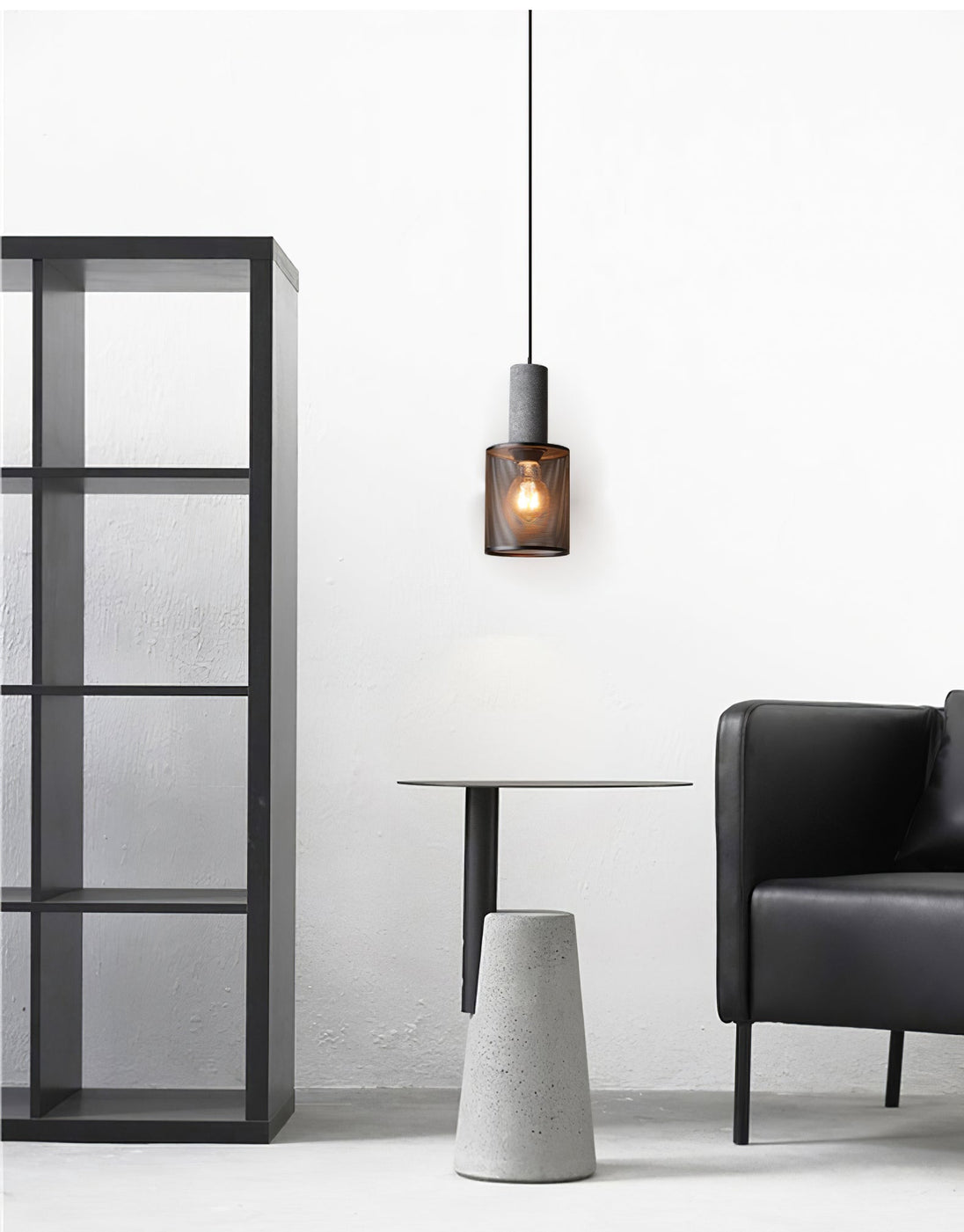 Concrete Pendant Light – full view 41