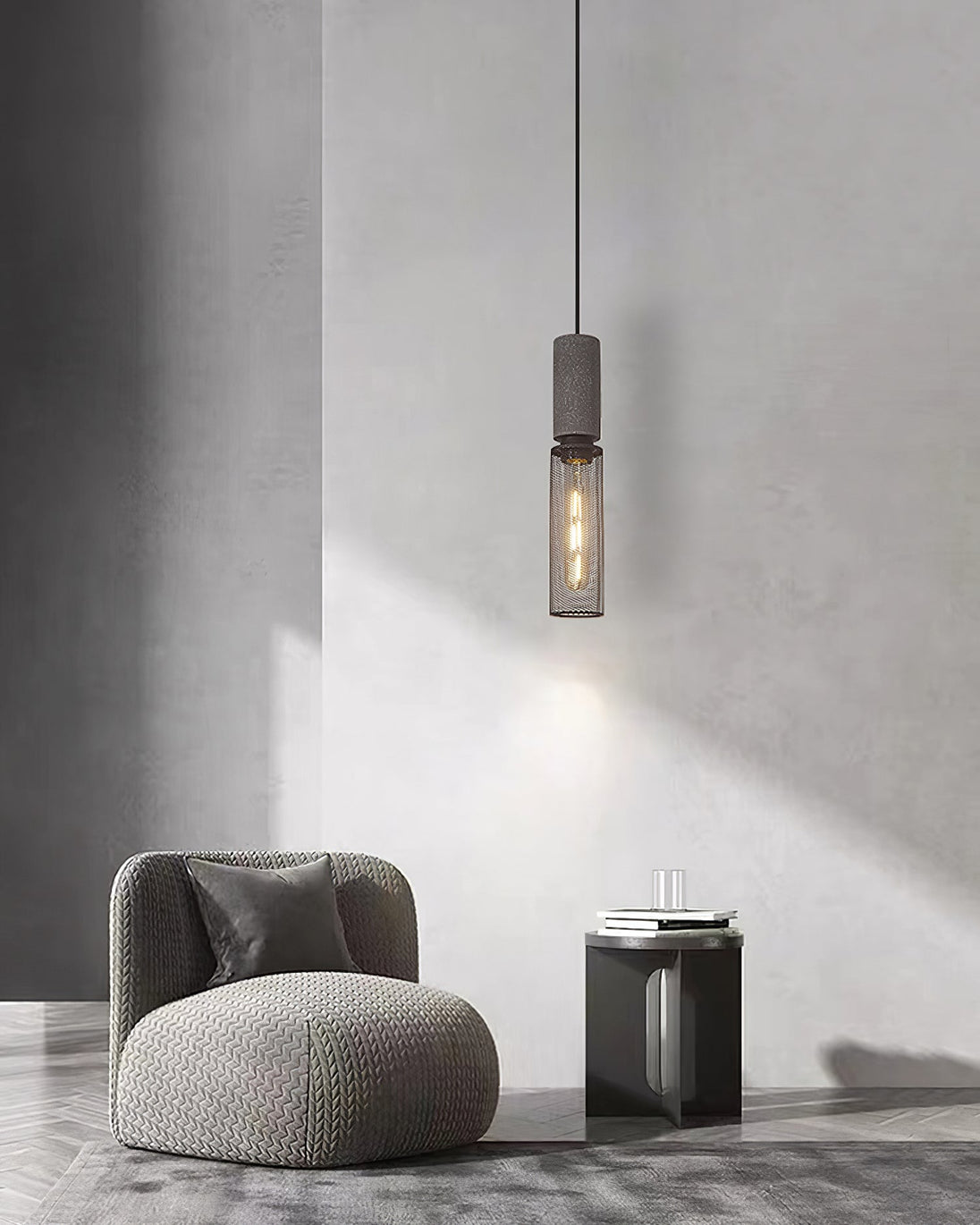 Concrete Pendant Light – close-up 24