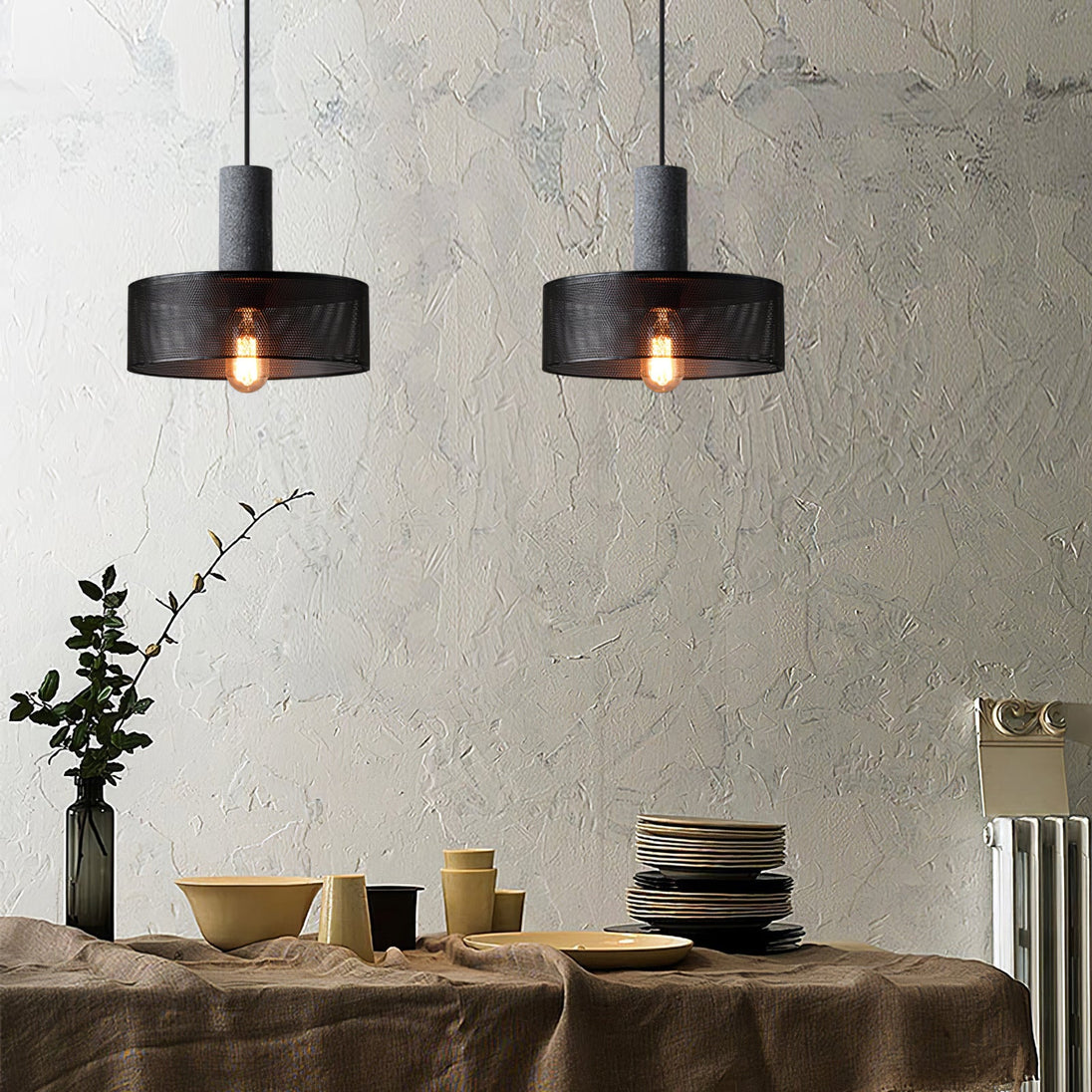 Concrete Pendant Light – lifestyle photo