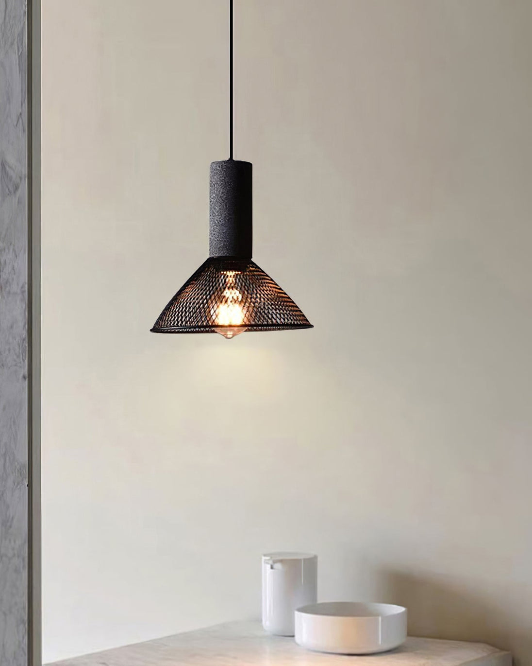 Concrete Pendant Light – size overview 48