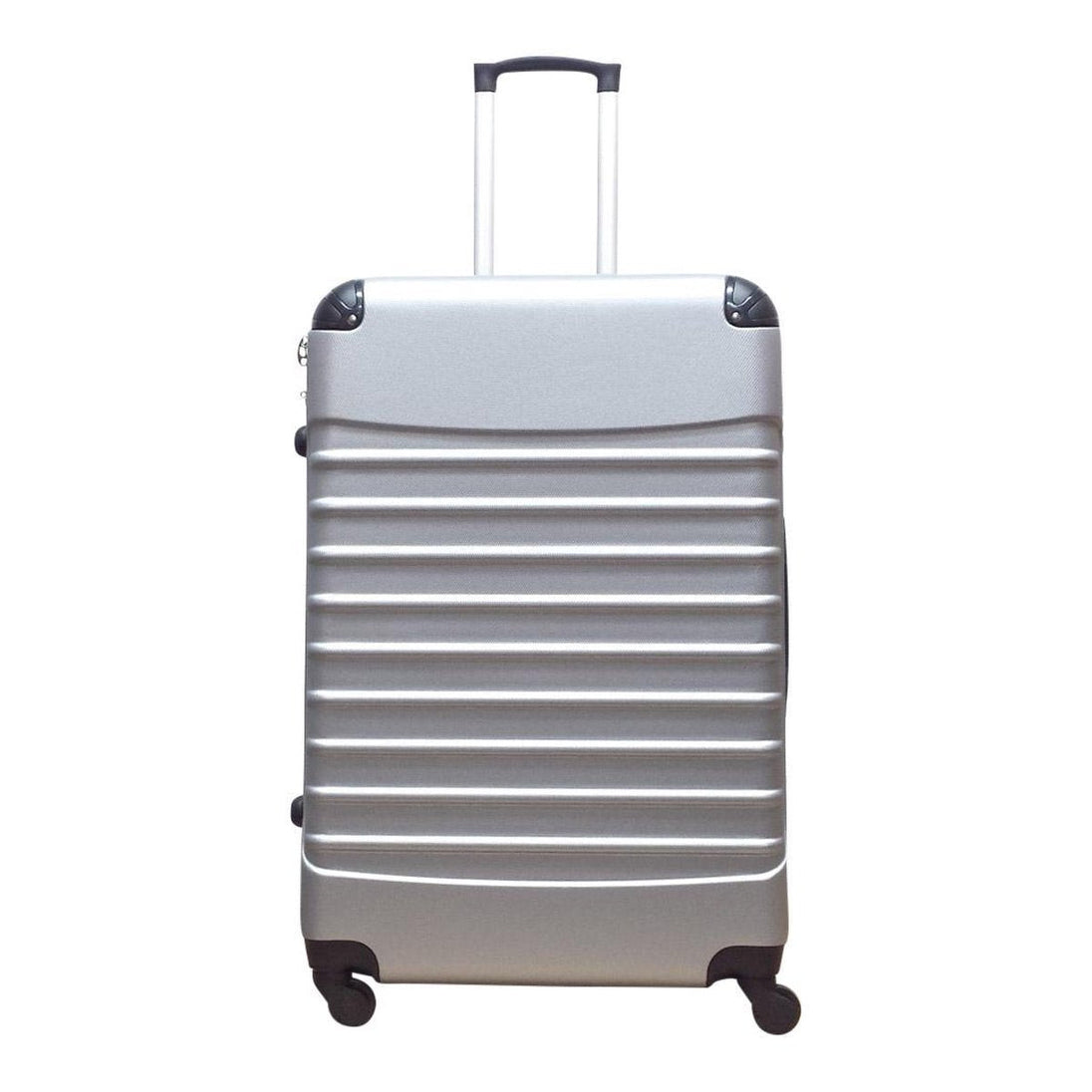 ABS Hard Shell Spinner Suitcase in Silver