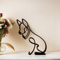 Abstract Dog Sculpture
