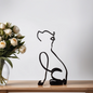 Abstract Dog Sculpture