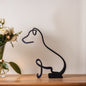 Abstract Dog Sculpture – Terrier