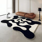 Abstract Wave Floor Rug