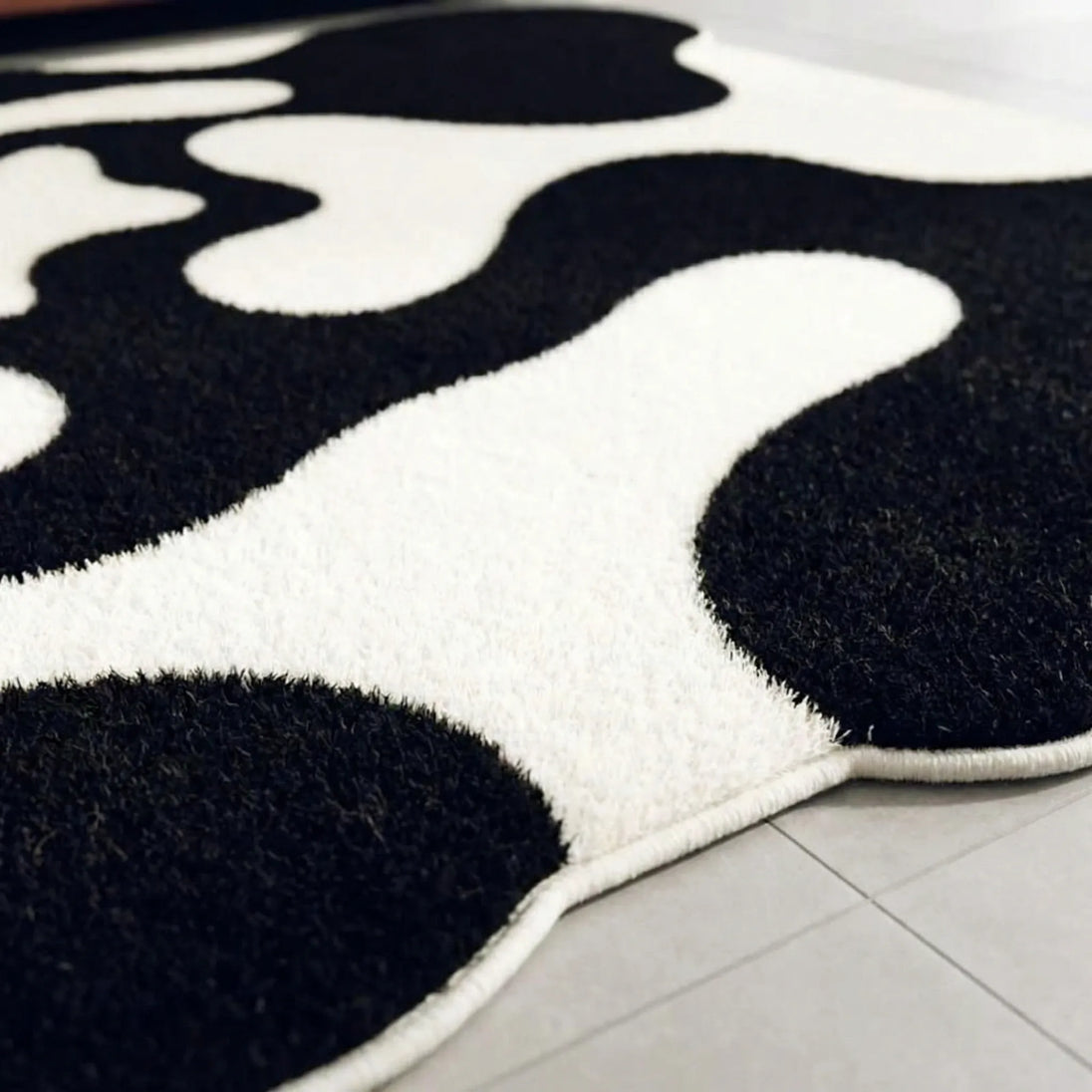 Abstract Wave Floor Rug