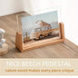 Acrylic & Wood U-Frame Photo Holder – Horizontal – product photo