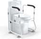 Adjustable Toilet Safety Frame with Rails