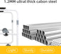 Adjustable Toilet Safety Frame with Rails
