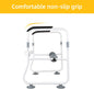 Adjustable Toilet Safety Frame with Rails