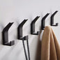 Aluminium Wall Hooks, set of 5