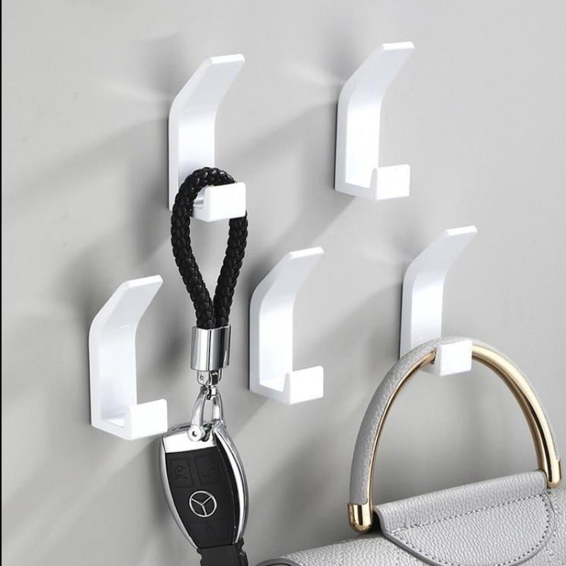 Aluminium Wall Hooks, set of 5