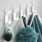Aluminium Wall Hooks, set of 5