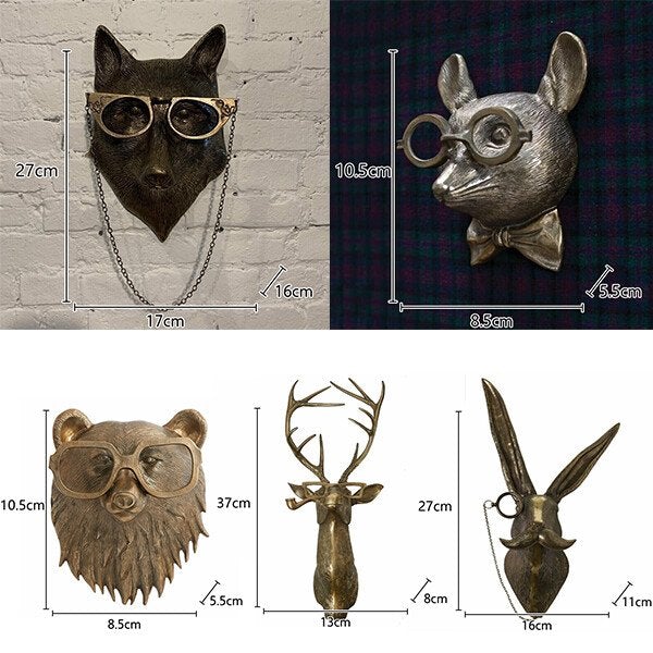 Animal Head Wall Decoration