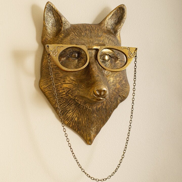 Animal Head Wall Decoration, fox
