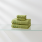 Bamboo Fibre Towel Set in Green