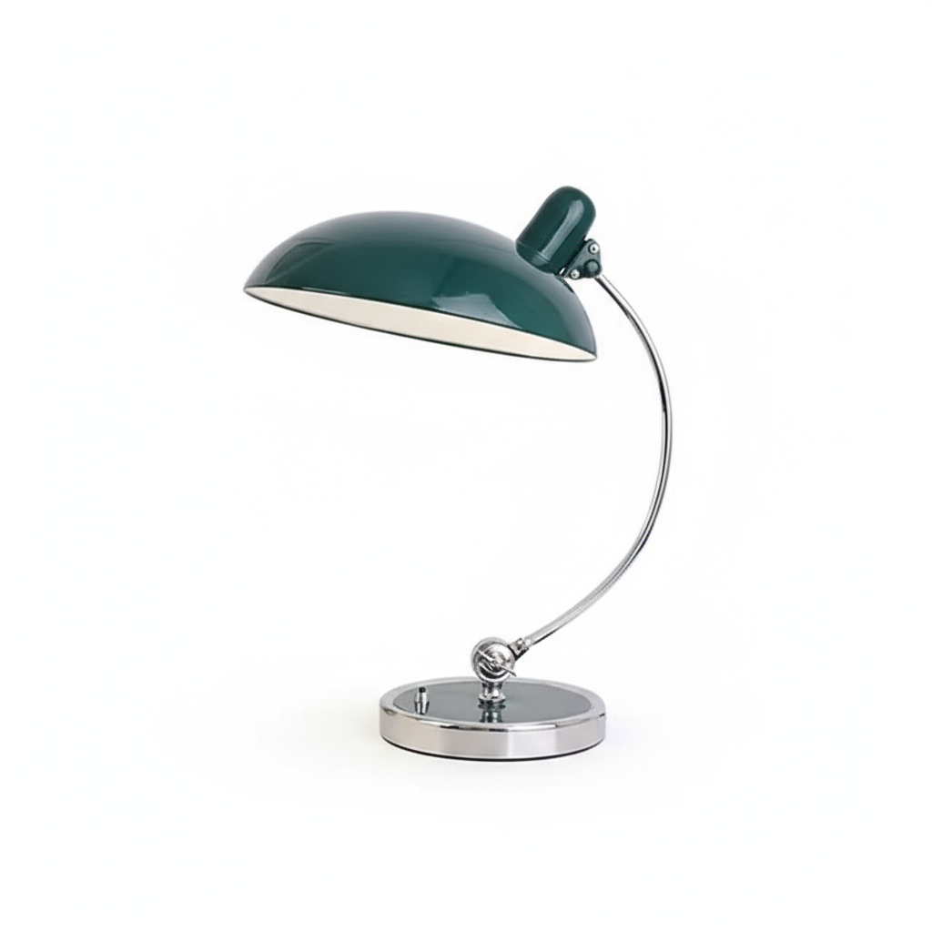 Bauhaus Arc Table Lamp in Green