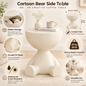 Bear Side Table with Storage – in a room setting