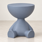 Bear Side Table with Storage in Blue