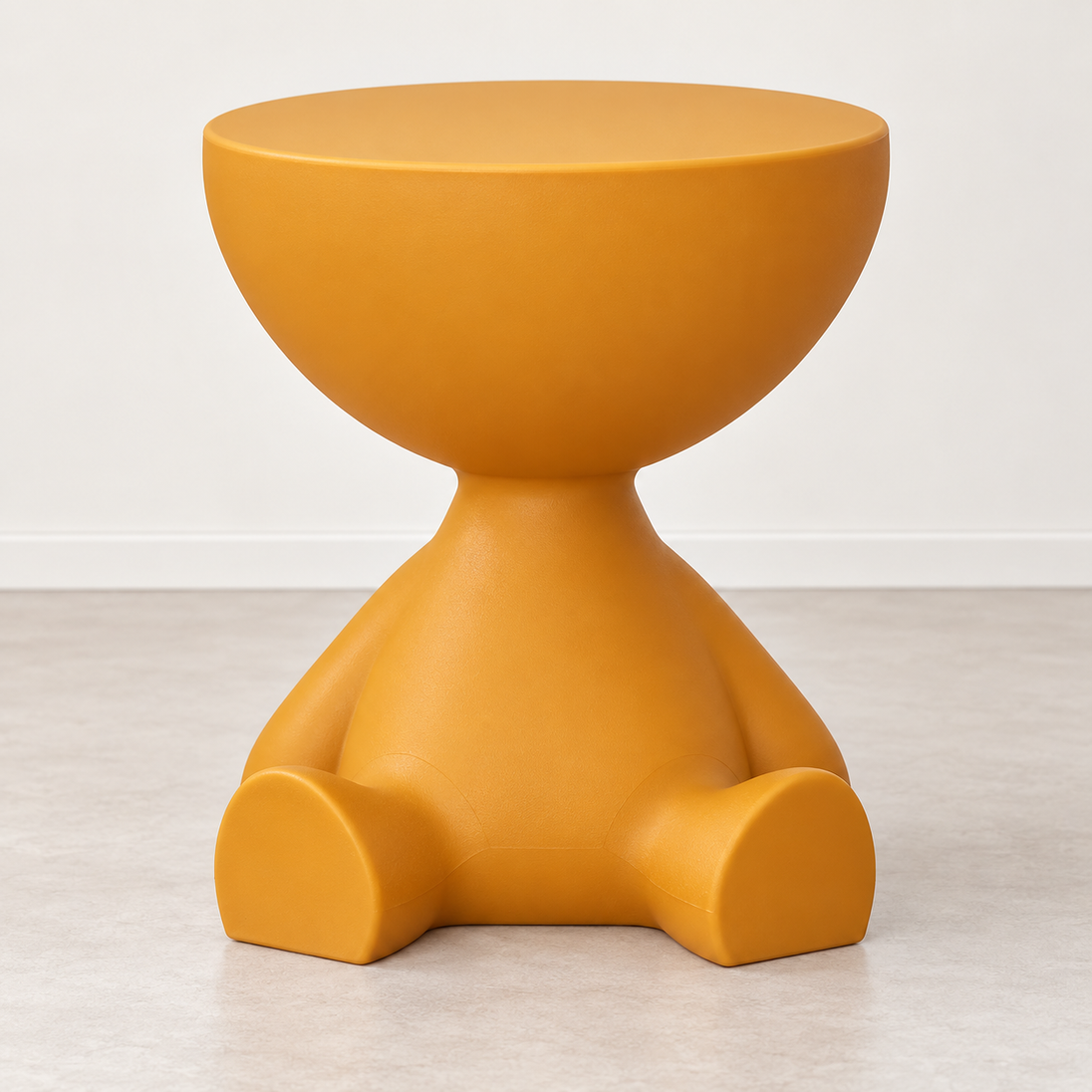 Bear Side Table with Storage in Coffee