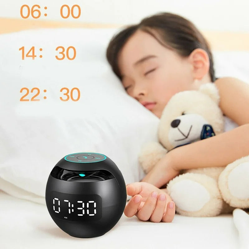 Bluetooth Speaker Alarm Clock with Night Light