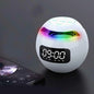 Bluetooth Speaker Alarm Clock with Night Light in White