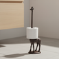 Cast Iron Giraffe Toilet Roll Stand