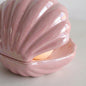 Ceramic Shell Table Lamp with Pearl Light