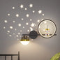 Children's LED Wall Light – Black, Left