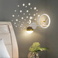 Children's LED Wall Light – White, Left